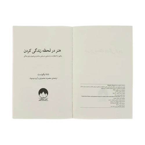 کتاب هنر در لحظه زندگی کردن نشر میلکان